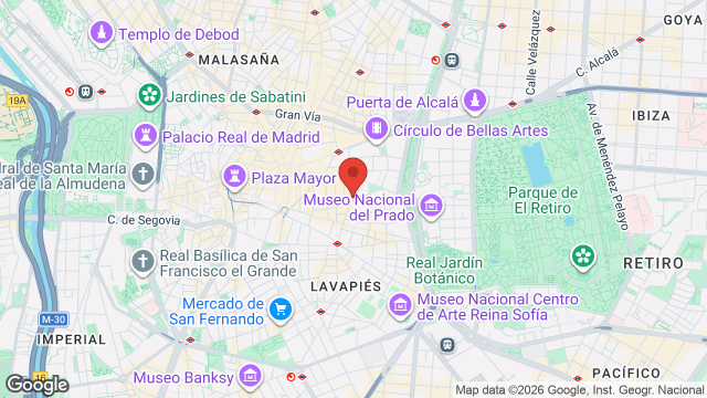 Mapa de Ateneo de Madrid