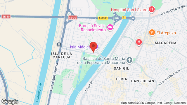 Mapa de Tablao Flamenco El Palacio Andaluz