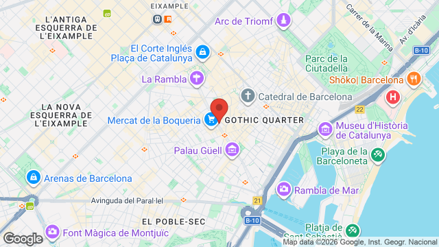 Mapa de Barcelona Erotic Museum