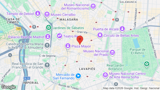 Mapa de Madrid