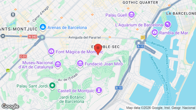 Mapa de Dau al Sec Arts Escèniques