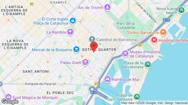 Mapa de El Paraigua Restaurante