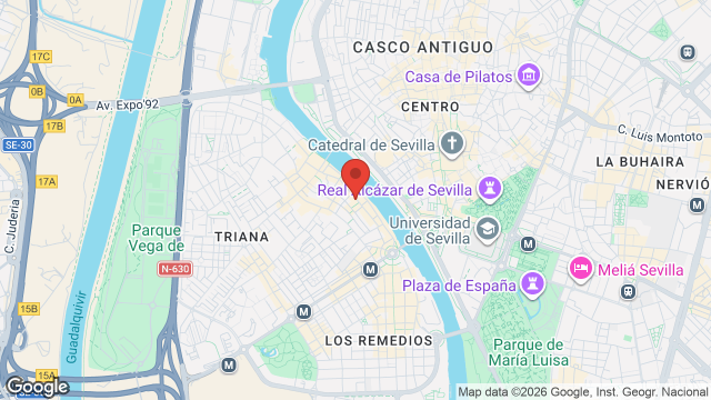Mapa de Teatro Flamenco Triana