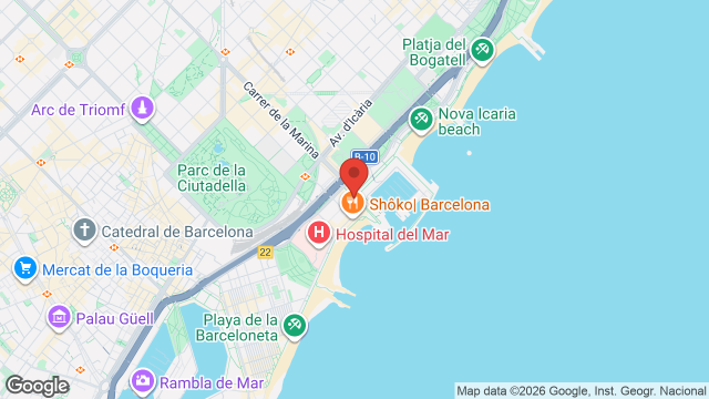Mapa de Casino Barcelona