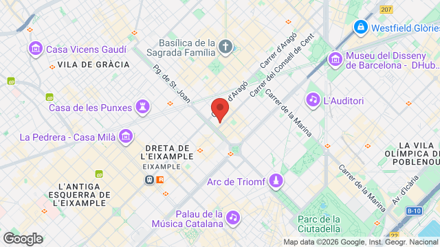Mapa de Sala Atrium
