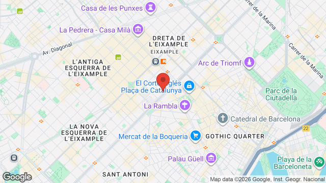 Mapa de Teatre Coliseum