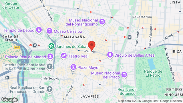 Mapa de Gran Vía
