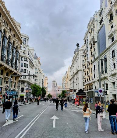 Foto de Gran Vía por Silvia Mabel Leyes Alberti
